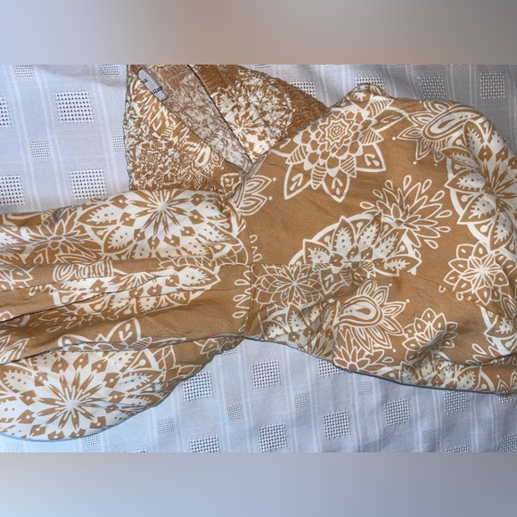 Lotus and Luna Harem Pants | Smocked Waist | Boho Floral | Made in Thailand - Picture 10 of 11